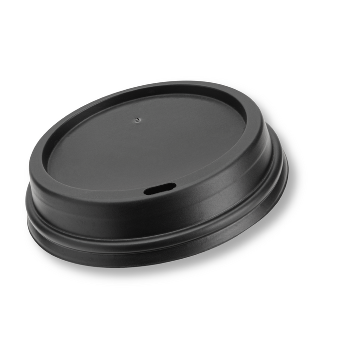 PS 80mm Hot Cup Lid (1000pcs) | Black | NO FLIP