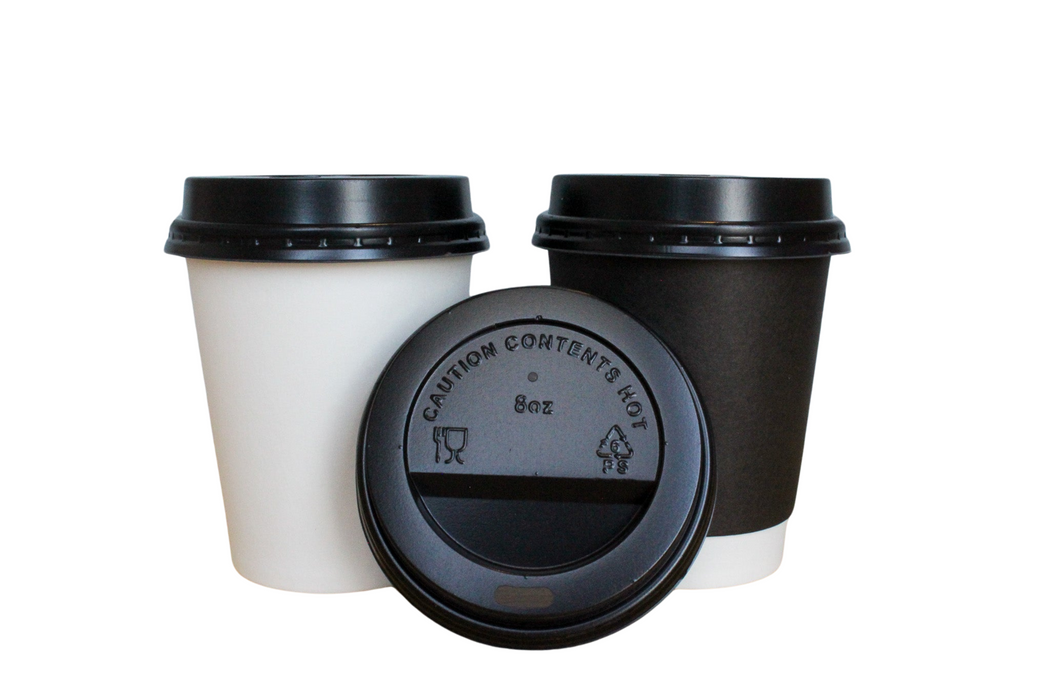 PS 80mm Hot Cup Lid (1000pcs) | Black | NO FLIP