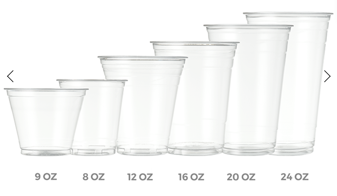 16oz Clear Cold Cup (1000pcs) | Disposable Clear Cup | Recyclable PET Plastic