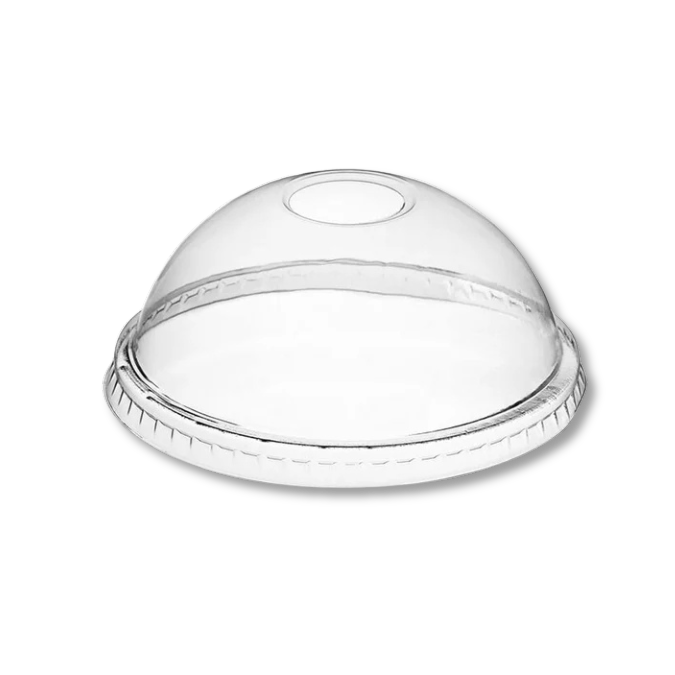 Clear Dome Lid for Clear Cup (1000pcs) | 98mm | Fits 12/16/20oz |