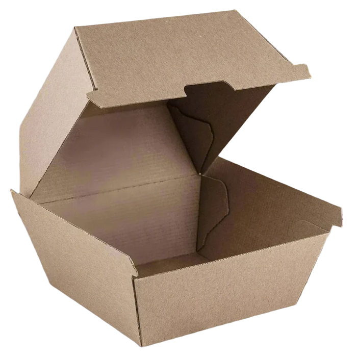 Kraft Burger Box (105 x 102 x 85mm)