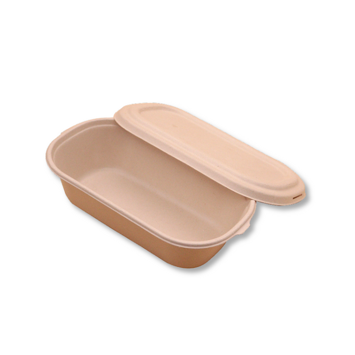850ml Oval Container | Base Only | To-Go Container | Compostable