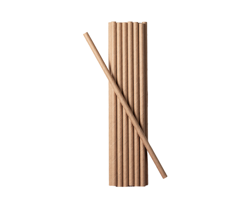 Kraft Paper Straws 7" (10,000pcs) - This Element Inc.
