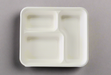 3-Compartment Bagasse Container