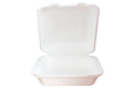 SALE 9" x 9" Molded Fiber Clamshell (200pcs) | Compostable | PFAS-Free