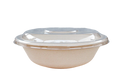 Clear Lid for 24/32oz Round Fiber Bowl (300pcs) | PET Lid | Leak-Proof