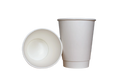 White 8oz Double Wall Hot Cup (500pcs) | Disposable Paper Cup