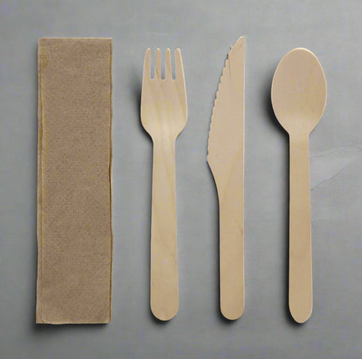 Napkin, Fork, Knife, Spoon kit