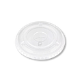 Clear Flat Lid for Clear Cup (1000pcs) | 98mm | Fits 12/16/20oz | Straw Slot