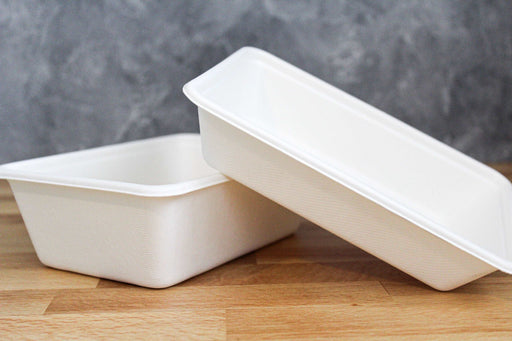 27oz Rectangle Molded Fiber Container(800pcs) - This Element Inc.